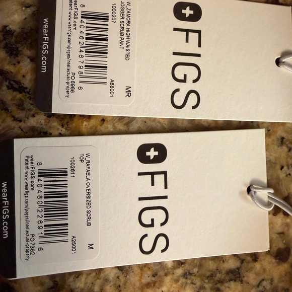 Figs Seafoam green pink Rafaela and jogger scrub set - Picture 3 of 3